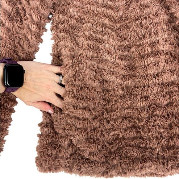 Patagonia Pelage Faux Fur Brown Jacket Small - Picture 6 of 7